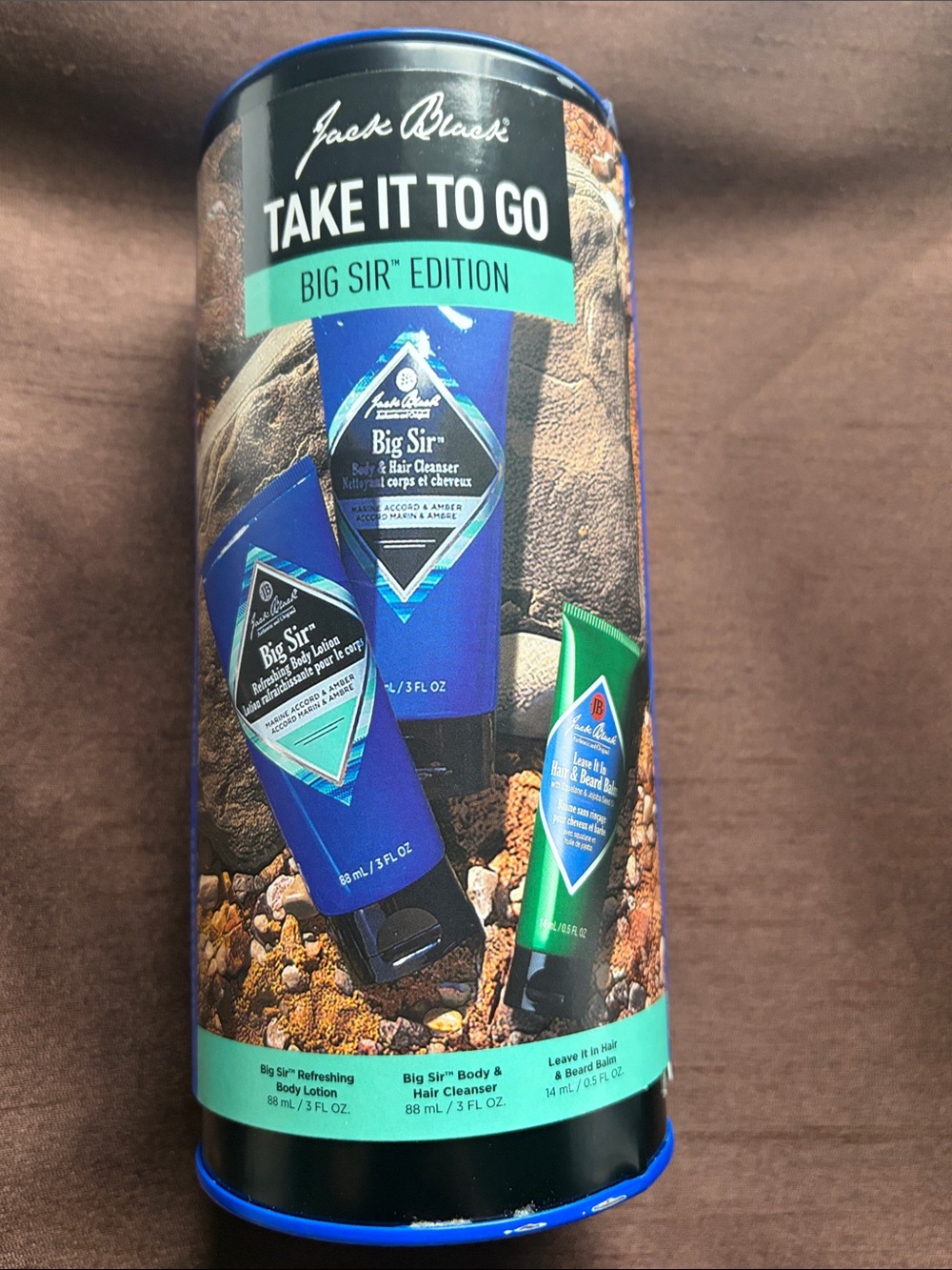 Jack Black Take It To Go Big Sir Edition Travel Set